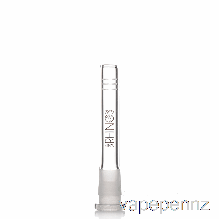 White Rhino 19/14 Glass Downstem 4inch VAPE NZ